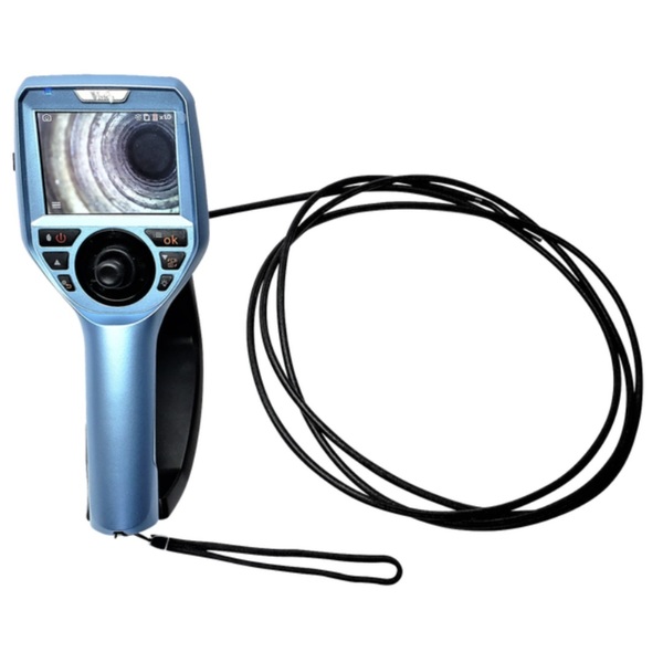 Vividia Joystick Borescope, ⌀ 6mm, 9.8ft Long, 360° Articulating ME 630